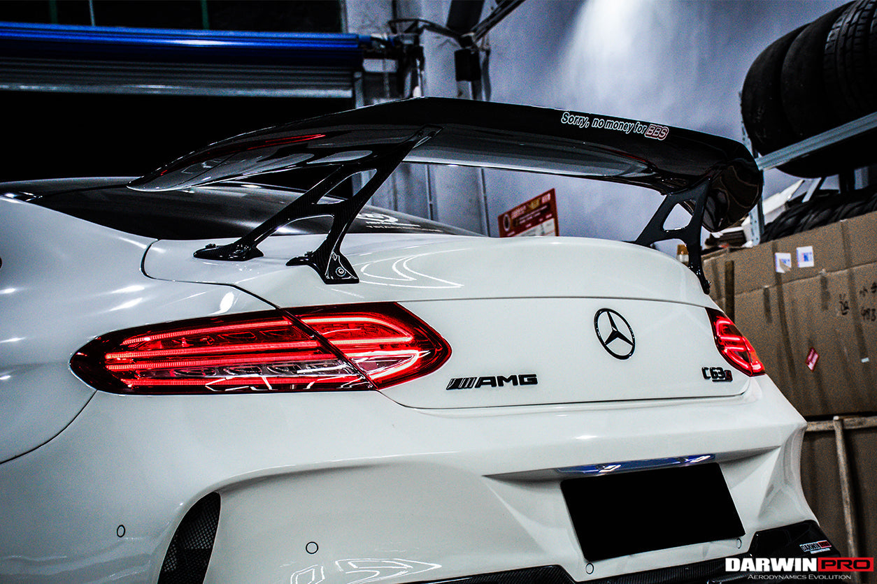 2015-2021 Mercedes Benz C-Class W205 Coupe IMP Performance Carbon Fiber Trunk Spoiler - DarwinPRO Aerodynamics