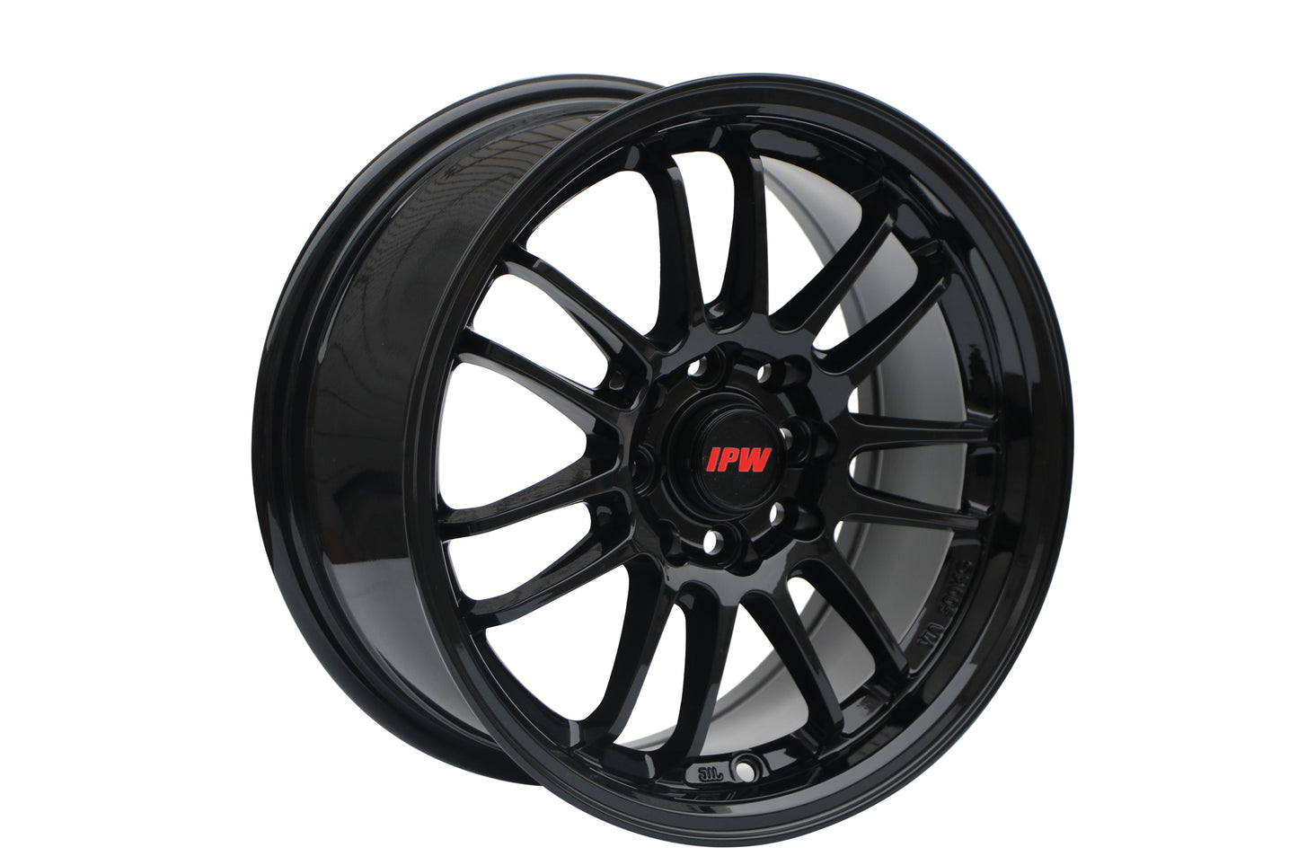 E560 Gloss Black 15x7.0 ET35 4.100.114 - Square Set (4 Wheels)
