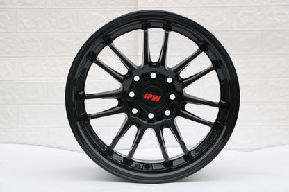 E560 Gloss Black 15x7.0 ET35 4.100.114 - Square Set (4 Wheels)