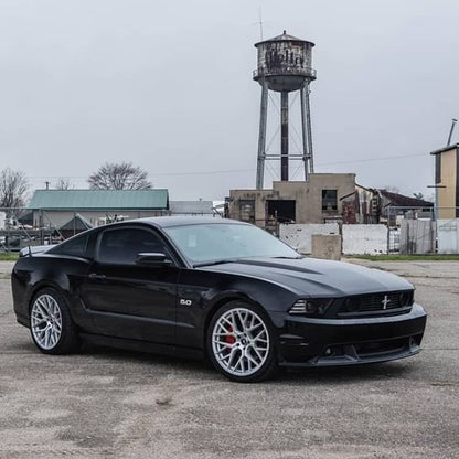 20" Aodhan AFF9 Gloss Silver Machined Face 5x120 ( Staggered Setup ) ( Set of 4 )