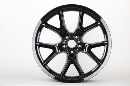 E562 Gloss Black 20x9 ET10 5.115 – (Square Set of 4)