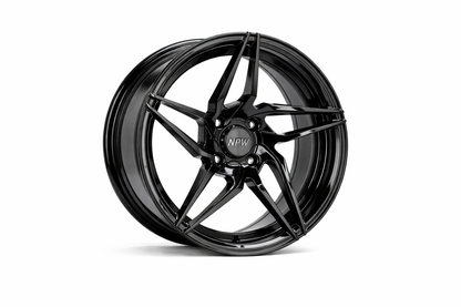 E563 Gloss Black 15x7.0 ET35 4.100 - Square Set (4 Wheels)