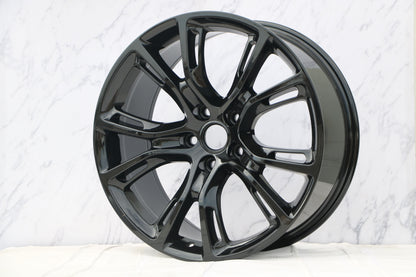 E568 Gloss Black 22x9.0 ET32 5.127 - Square Set (4 Wheels)