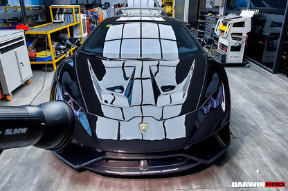 2015-2020 Lamborghini Huracan LP610/LP580/EVO Performante Style Partial Carbon Front Bumper - DarwinPRO Aerodynamics