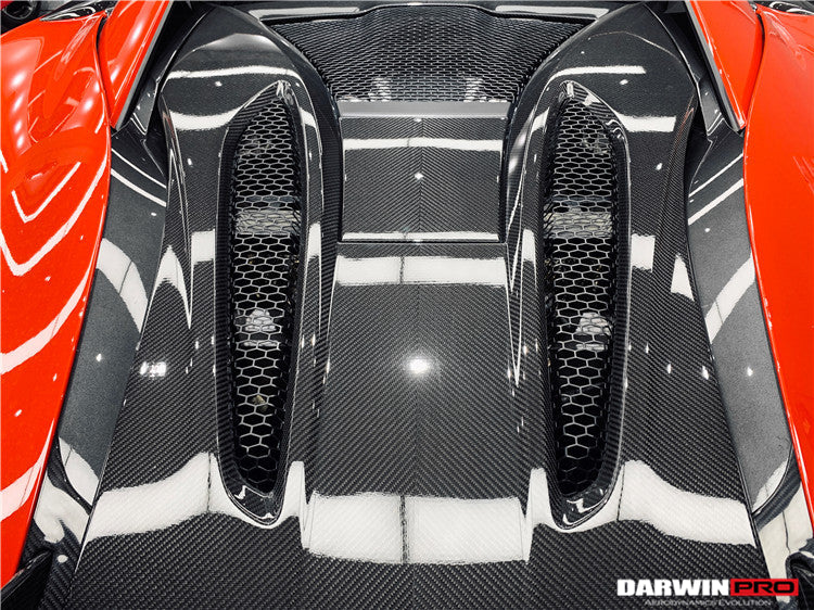 2015-2020 McLaren 540c/570s Coupe Autoclave Carbon Fiber Rear Engine Trunk Replacement - DarwinPRO Aerodynamics