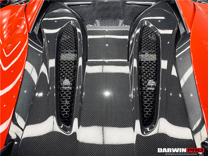 2015-2020 McLaren 540c/570s Coupe Autoclave Carbon Fiber Rear Engine Trunk Replacement - DarwinPRO Aerodynamics