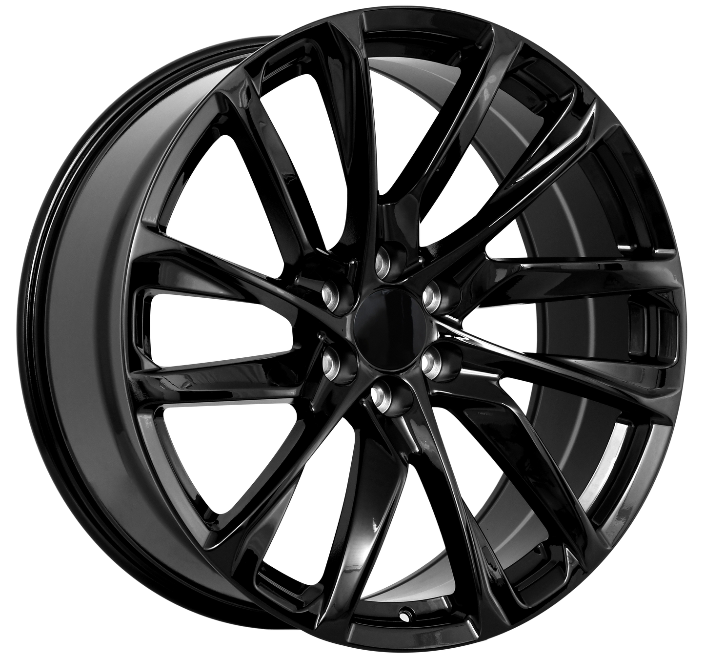 E578 Gloss Black 22x9.0 ET24 6.139 - Square Set (4 Wheels)
