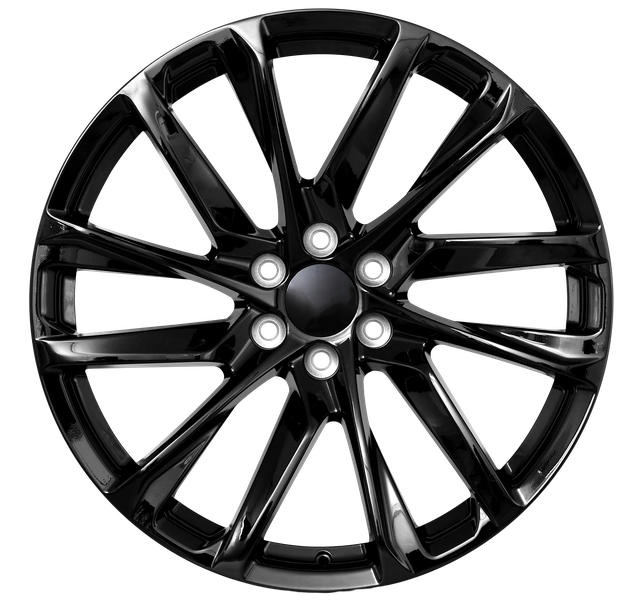 E578 Gloss Black 22x9.0 ET24 6.139 - Square Set (4 Wheels)