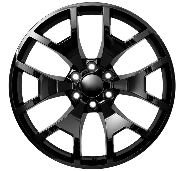 E579 Gloss Black 24x10.0 ET24 6.139 - Square Set (4 Wheels)