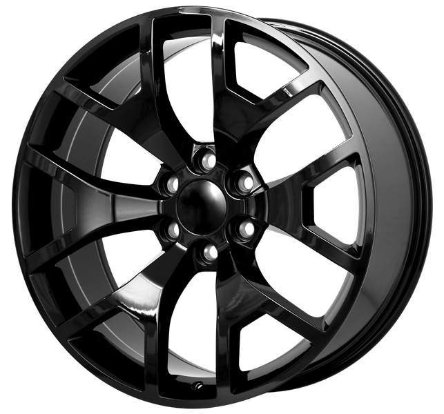 E579 Gloss Black 24x10.0 ET24 6.139 - Square Set (4 Wheels)