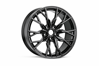 E585 Gloss Black 20x11.0 ET42 5.120 - Square Set (4 Wheels)