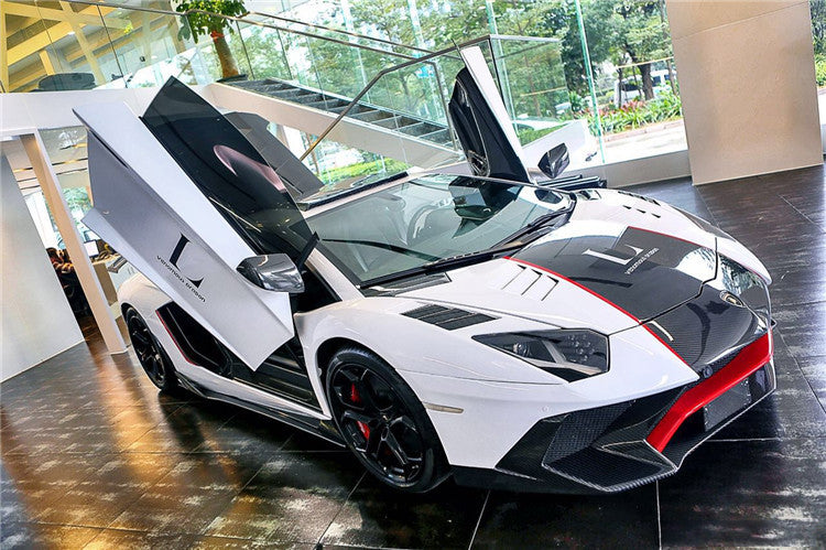 2011-2021 Lamborghini Aventador LP700 LP740 Coupe/Roadster BKSS Style Carbon Fiber Front Fender - DarwinPRO Aerodynamics