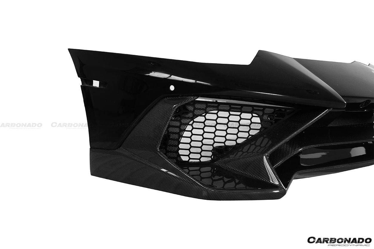 2011-2016 Lamborghini Aventador LP700 LP740 Coupe/Roadster SV Style Front Bumper - Carbonado Aero