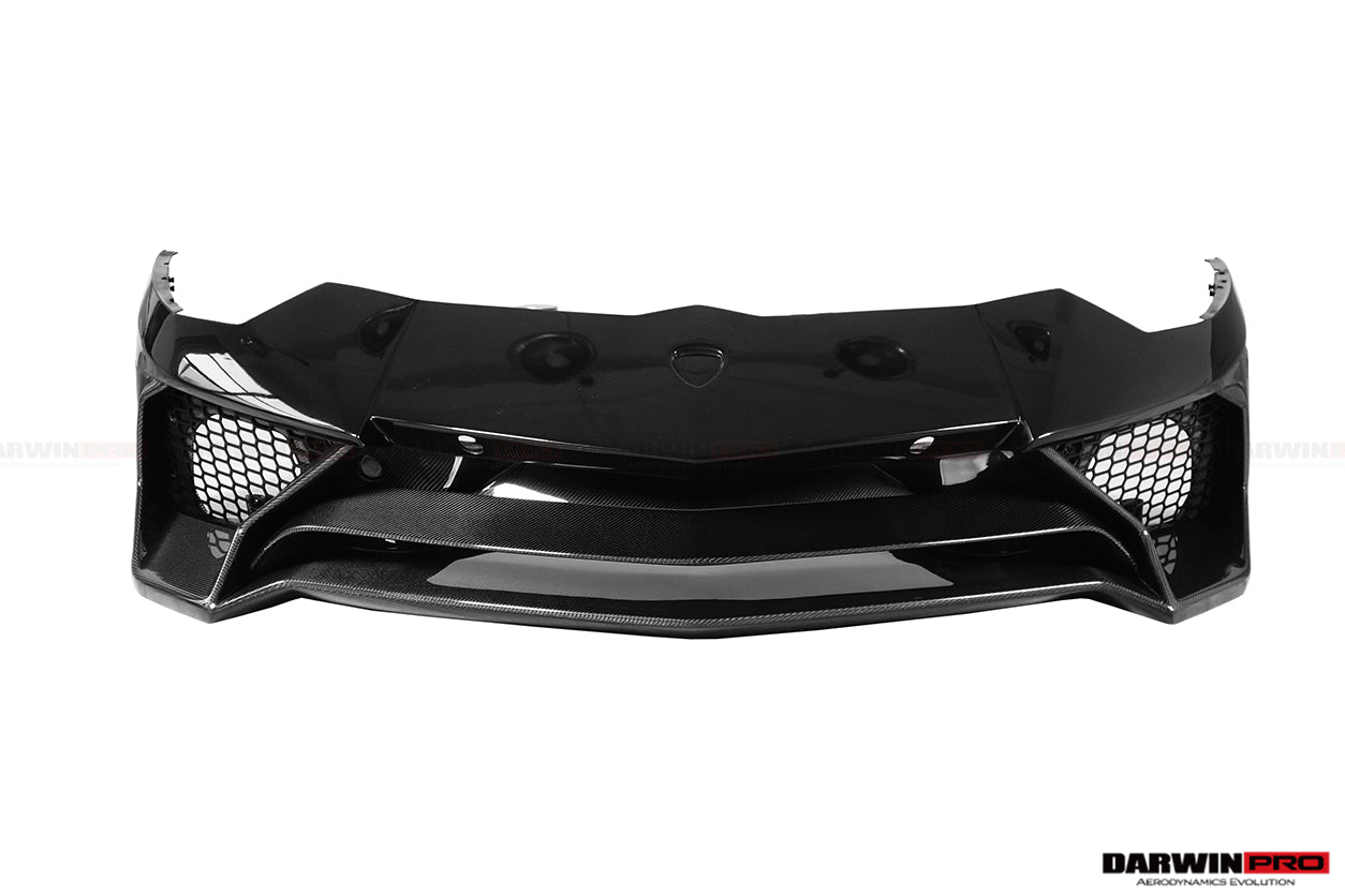 2011-2021 Lamborghini Aventador LP700 LP740 Coupe/Roadster SV Style Front Bumper - DarwinPRO Aerodynamics