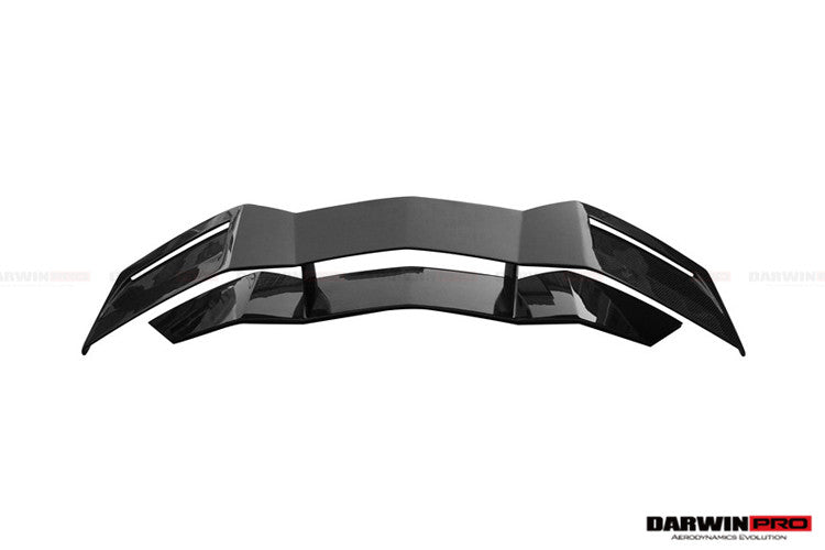 2011-2021 Lamborghini Aventador LP700 LP740 Coupe/Roadster BKSS Style Carbon Fiber Trunk Spoiler - DarwinPRO Aerodynamics
