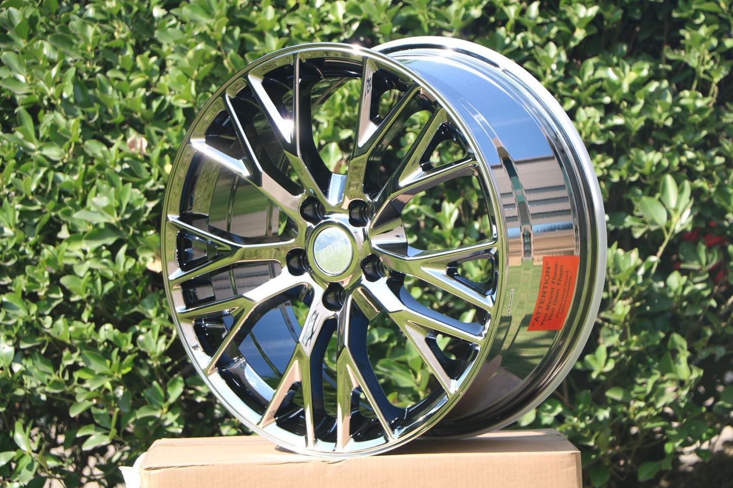 E591 Black Chrome 18x8.5 ET56 5.120 - Square Set (4 Wheels)