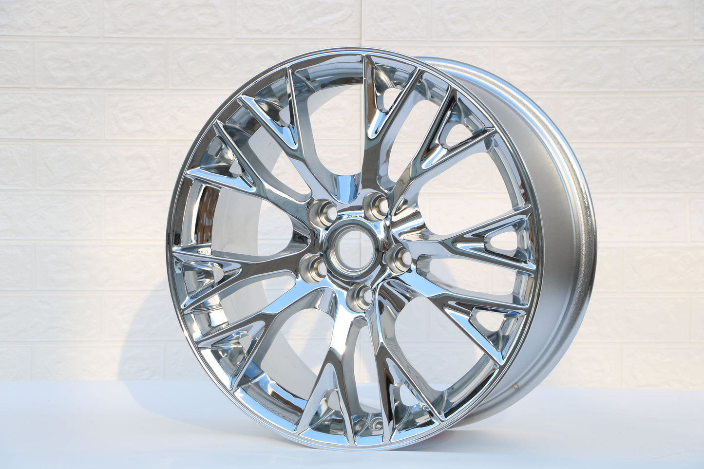 E591 Chrome 19x8.5 ET56 5.120 - Square Set (4 Wheels)