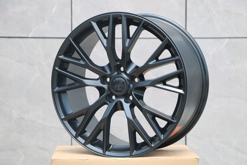E591 Satin Black 20x10.0 ET79 5.120 - Square Set (4 Wheels)
