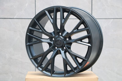 E591 Satin Black 20x10.0 ET79 5.120 - Square Set (4 Wheels)