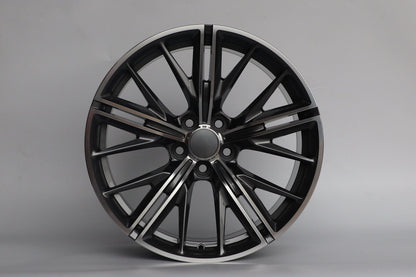 E596 Gunmetal Machined Face 20x11.0 ET43 5.120 - Square Set (4 Wheels)