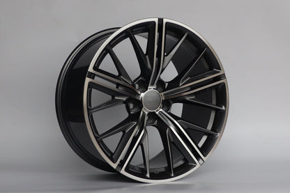 E596 Gunmetal Machined Face 20x11.0 ET43 5.120 - Square Set (4 Wheels)