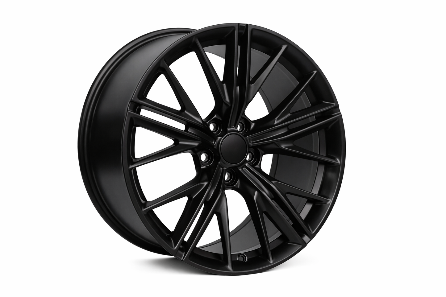 E596 Satin Black 20x10 ET23 5x120 – (Square Set of 4)