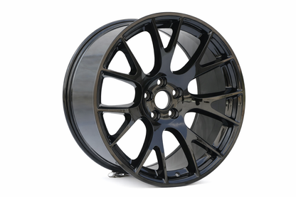 E598 Gloss Black 24x10.0 ET25 5.127 - Square Set (4 Wheels)