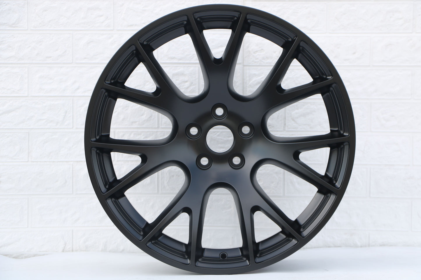 E598 Satin Black 20x10.5 ET25 5.115 - Square Set (4 Wheels)