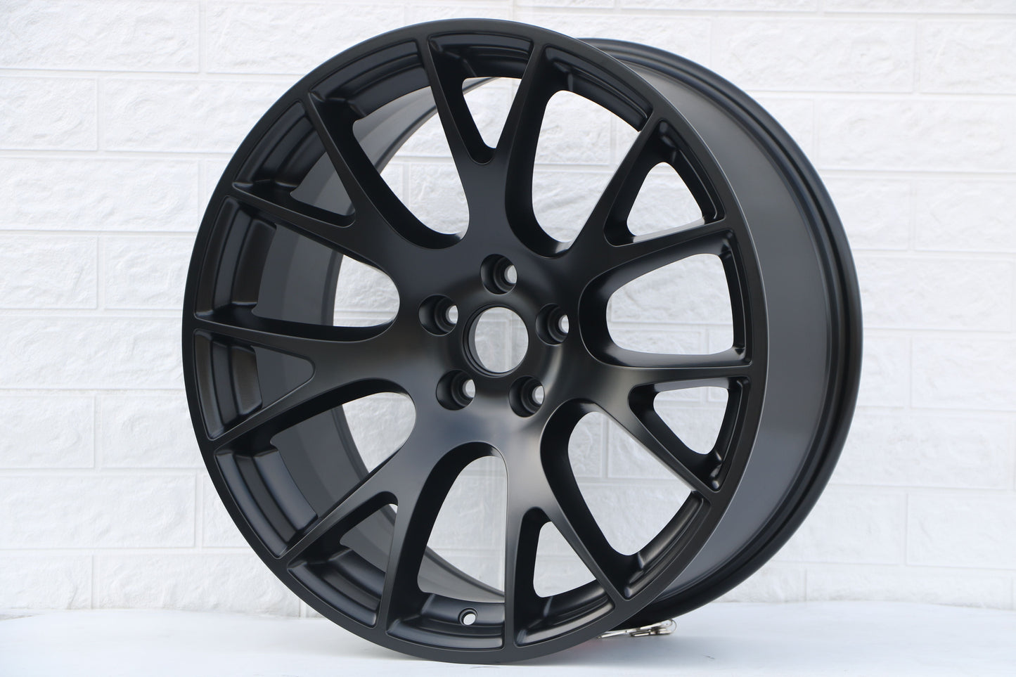 E598 Satin Black 20x10.5 ET25 5.115 - Square Set (4 Wheels)