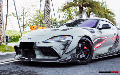 2019-UP Toyota GR Supra (J29/DB) A90 A91 BKSS Style Carbon Fiber Front Lip - DarwinPRO Aerodynamics