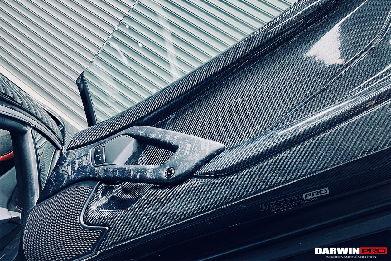 2011-2016 Lamborghini Aventador LP700 LP740 Coupe/Roadster Carbon Fiber Inner Door Handle - DarwinPRO Aerodynamics