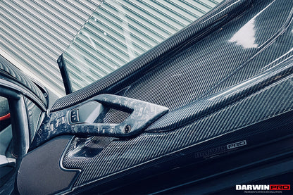 2011-2016 Lamborghini Aventador LP700 LP740 Coupe/Roadster Carbon Fiber Inner Door Handle - DarwinPRO Aerodynamics