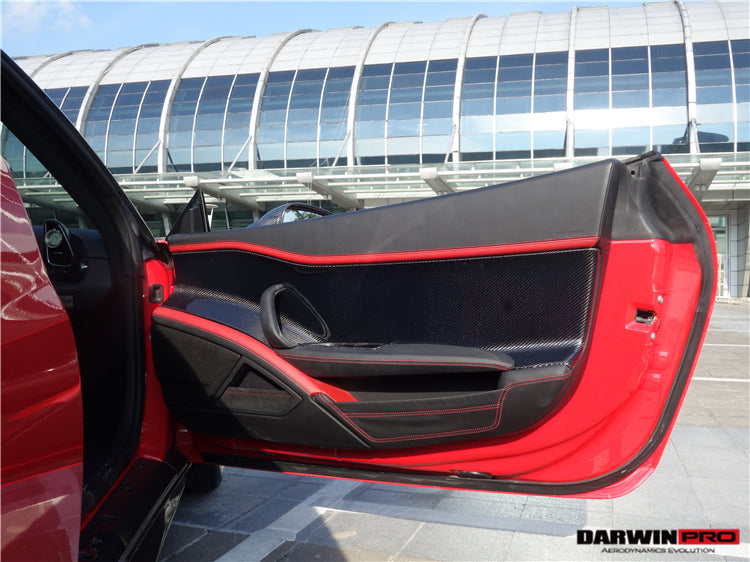 2010-2015 Ferrari 458 Coupe/Spyder Carbon Fiber Door Panel Interior - DarwinPRO Aerodynamics