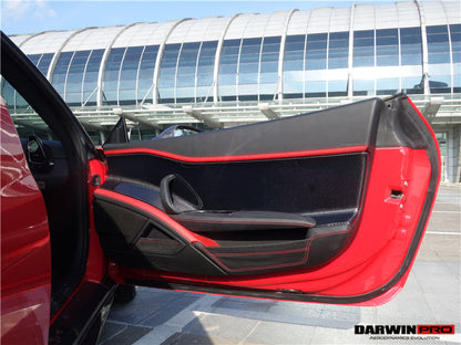 2010-2015 Ferrari 458 Coupe/Spyder Carbon Fiber Door Panel Interior - DarwinPRO Aerodynamics