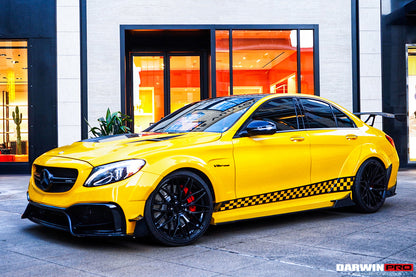 2015-2018 Mercedes Benz W205 C63/S AMG Sedan IMP Performance Partial Carbon Fiber Full Body Kit - DarwinPRO Aerodynamics