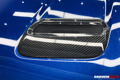 2018-2022 Ford Mustang Carbon Fiber Hood Vents - DarwinPRO Aerodynamics