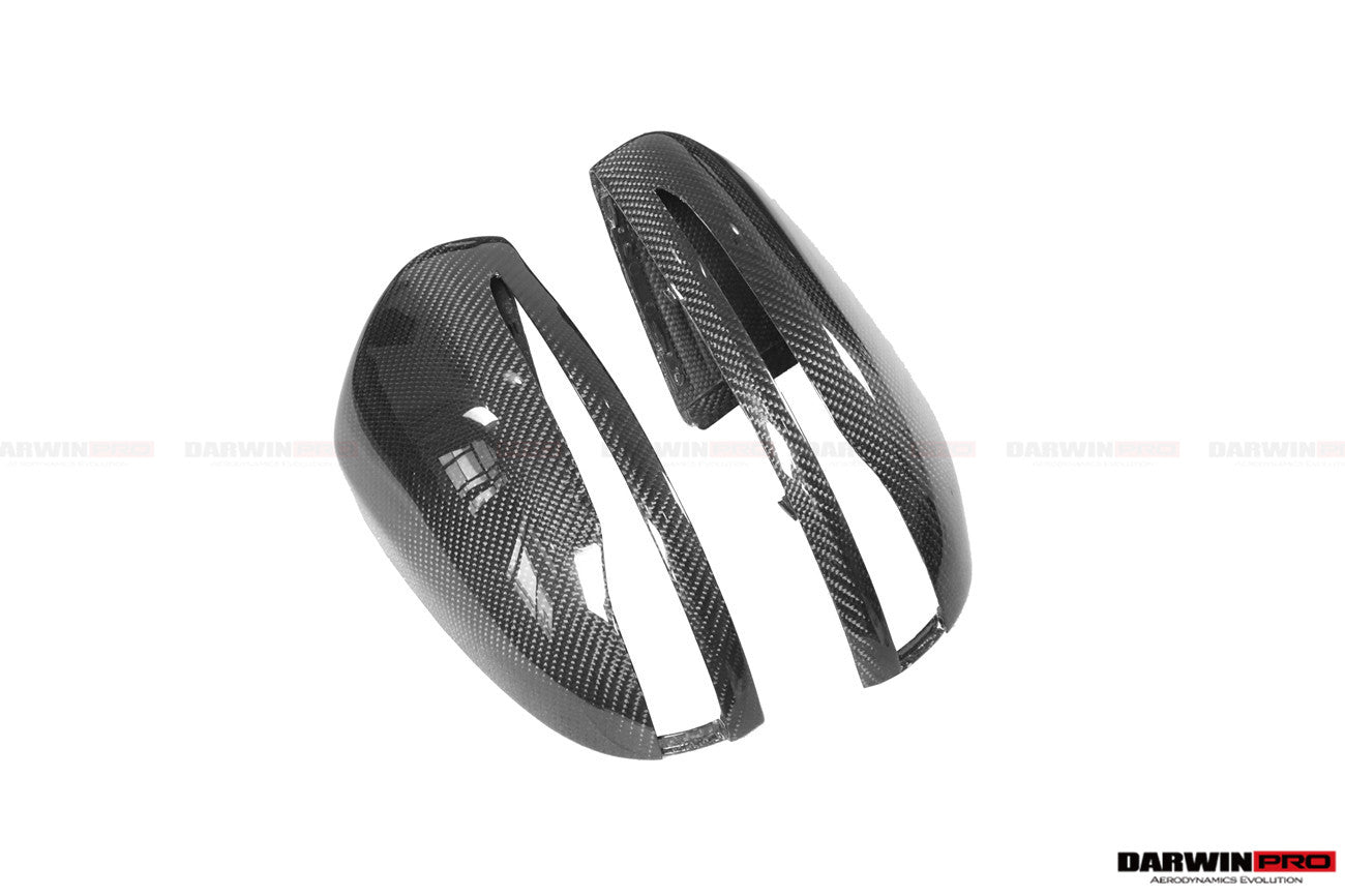 2014-2021 Mercedes Benz C-Class W205/ S-Class W222 C217/ E-Class W213 2/4 Door Dry Carbon Fiber Mirror Housing Replacement - DarwinPRO Aerodynamics