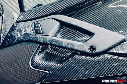 2011-2016 Lamborghini Aventador LP700 LP740 Coupe/Roadster Carbon Fiber Inner Door Handle - DarwinPRO Aerodynamics