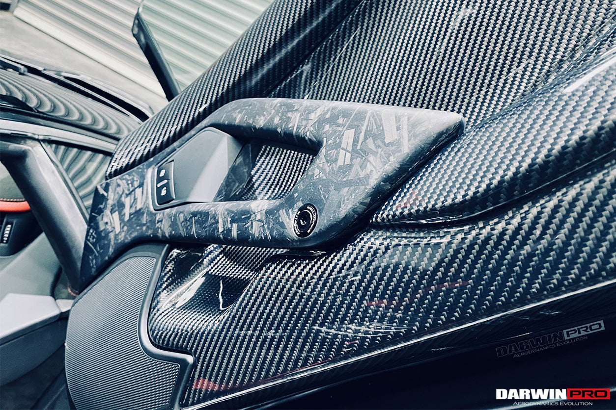 2011-2016 Lamborghini Aventador LP700 LP740 Coupe/Roadster Carbon Fiber Inner Door Handle - DarwinPRO Aerodynamics