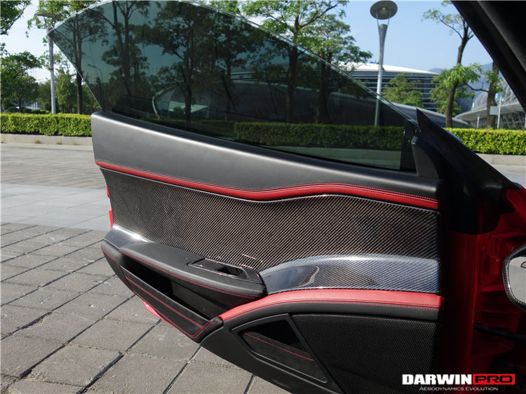 2010-2015 Ferrari 458 Coupe/Spyder Carbon Fiber Door Panel Interior - DarwinPRO Aerodynamics