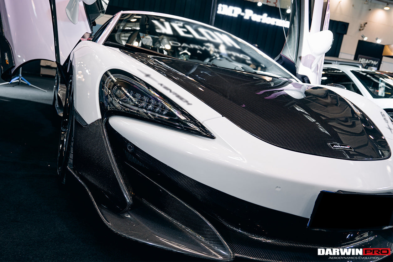 2018-2021 McLaren 600lt / 2015-2021 540c/570s/570gt Carbon Fiber Hood - DarwinPRO Aerodynamics