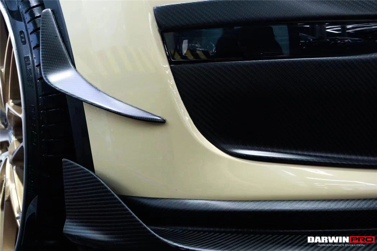 2020-2023 Tesla Model Y IMP Performance Carbon Fiber Front Canards - DarwinPRO Aerodynamics