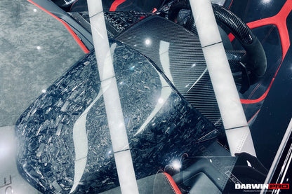 2011-2016 Lamborghini Aventador LP700 Coupe/Roadster Carbon Fiber Instrument Surround Panel Cover - DarwinPRO Aerodynamics