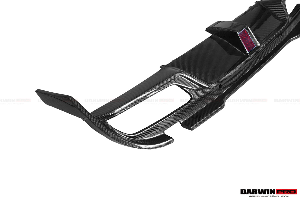 2015-2021 Mercedes Benz W205 C63/S AMG Sedan IMP Performance Carbon Fiber Rear Diffuser - DarwinPRO Aerodynamics
