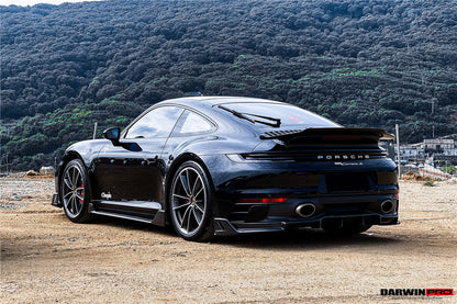 2019-2023 Porsche 911 992 Carrera S/4/4S BKSSII Style Trunk Wing - DarwinPRO Aerodynamics