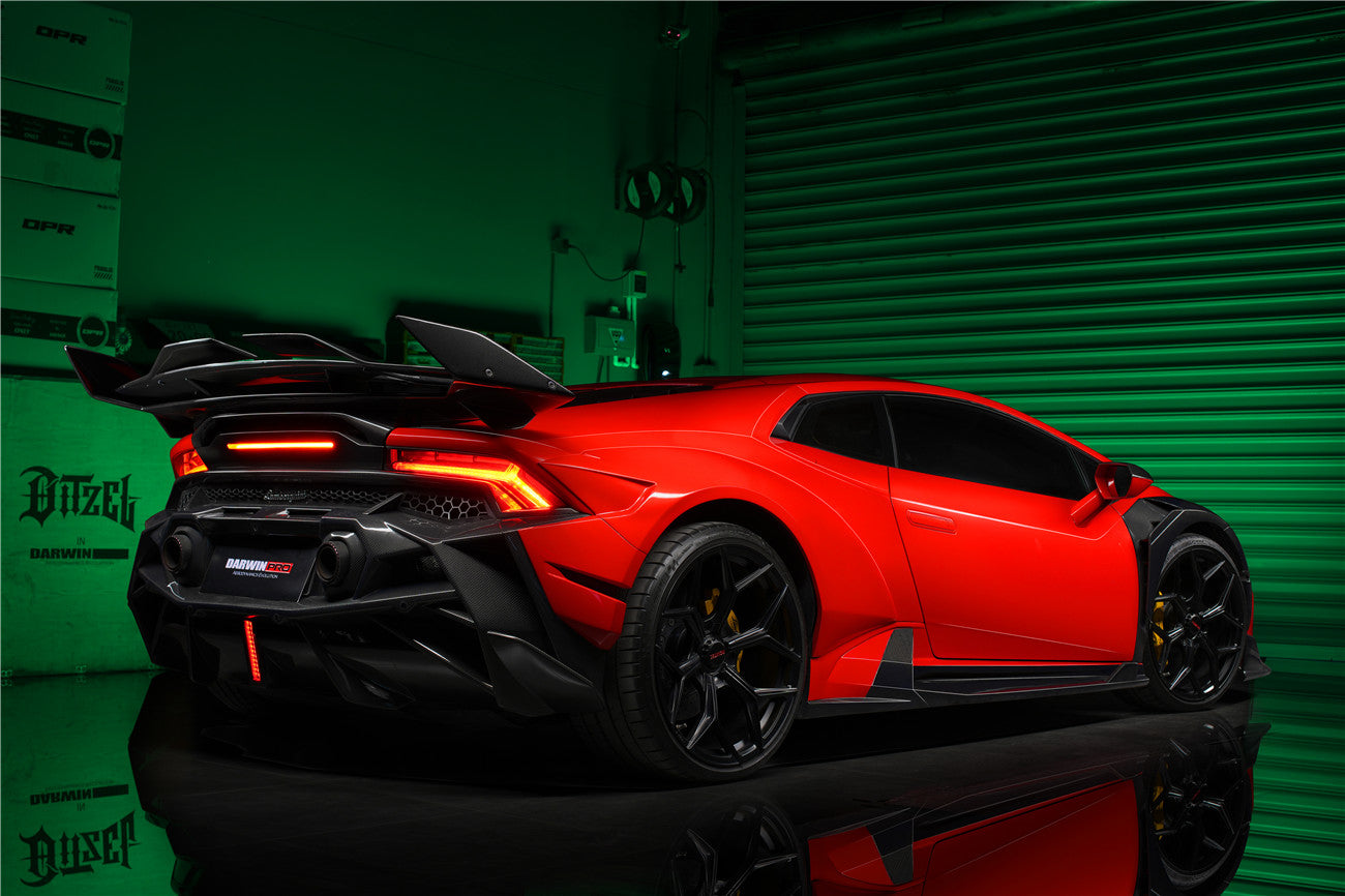 2015-2022 Lamborghini Huracan EVO BKSSII Style Rear Bumper - DarwinPRO Aerodynamics