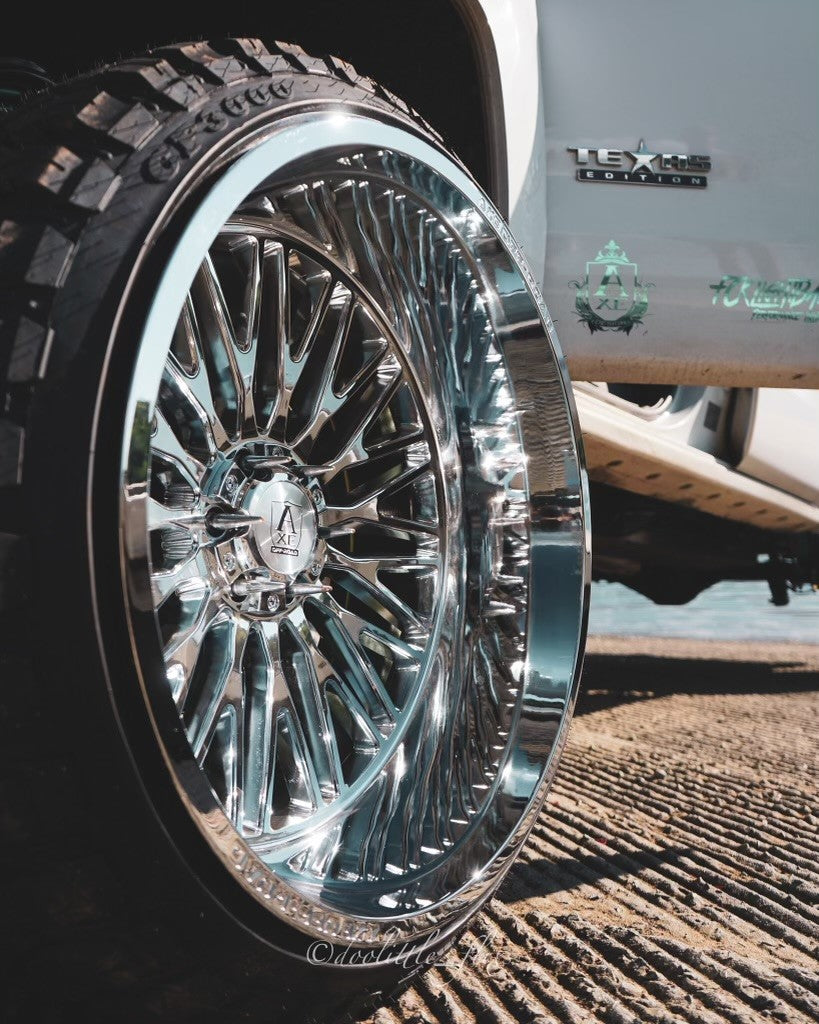 AXE WHEELS KRATOS GLOSS BLACK 24x14 ET-76 8x180 (Square Set of 4)