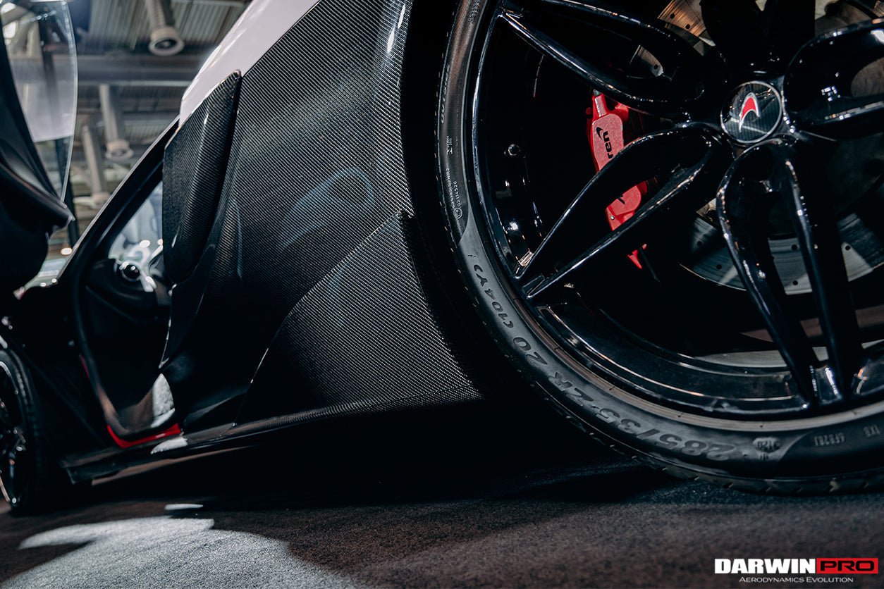 2018-2021 McLaren 600lt Cabon Fiber Quarter Panel Rear Side Skirts - DarwinPRO Aerodynamics