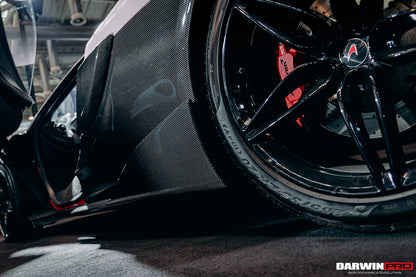 2018-2021 McLaren 600lt Cabon Fiber Quarter Panel Rear Side Skirts - DarwinPRO Aerodynamics