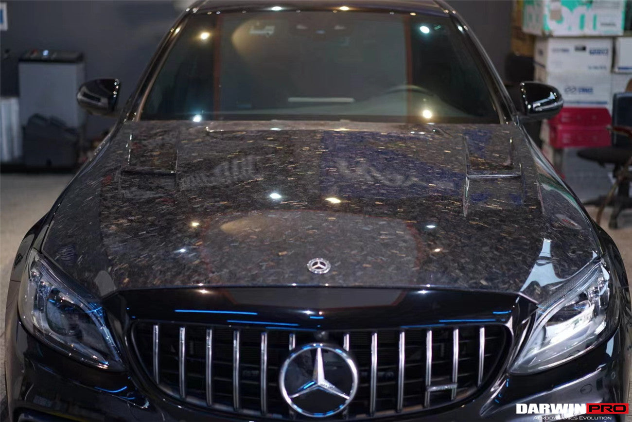2015-2021 Mercedes Benz W205 C63/S AMG BKSS Style Hood - DarwinPRO Aerodynamics
